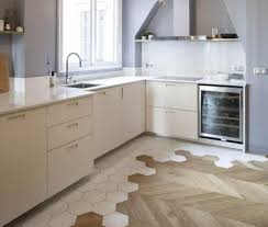 cuisine parquet carrelage