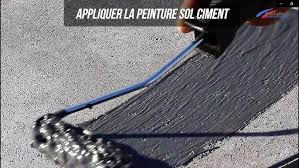 peinture sur dalle beton exterieur