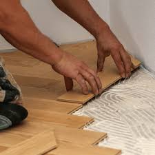 parquet massif sur carrelage