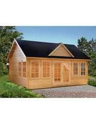 chalet de jardin en bois habitable