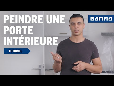 peindre une porte intérieure