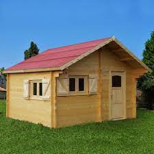chalet de jardin habitable