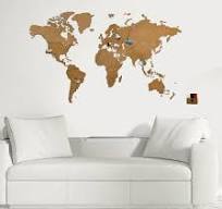 mappemonde murale