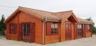 chalet en bois habitable livré monté 100m2