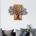 deco metal mural