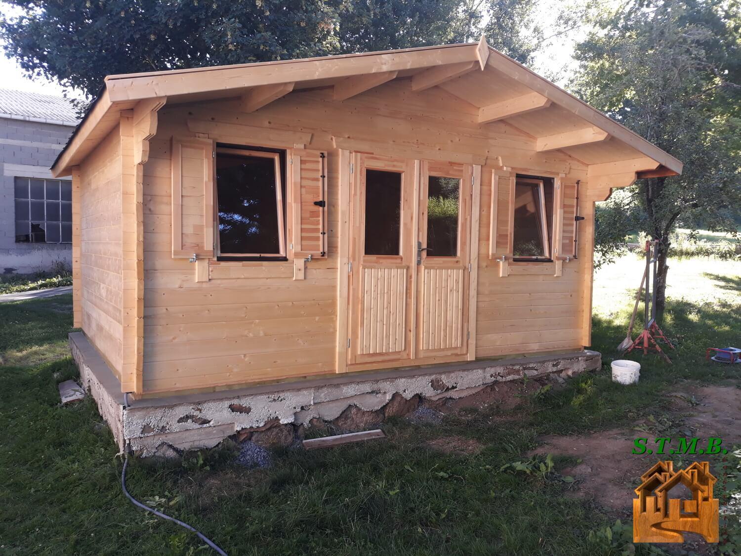 chalet bois 20m2 habitable