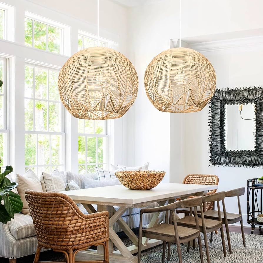 décoration murale rotin osier