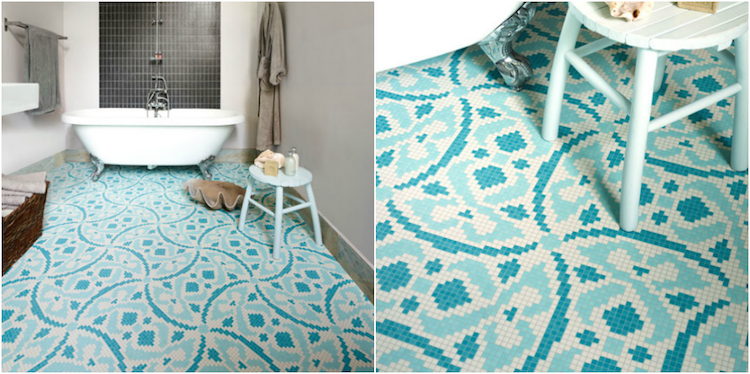 revetement sol pvc salle de bain