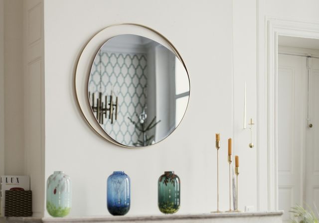 miroir design salon