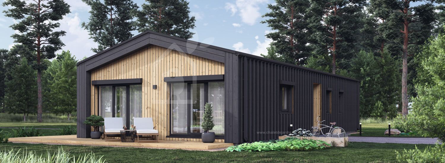 chalet bois en kit habitable