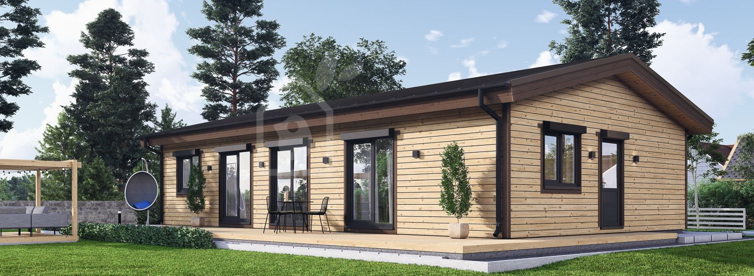 chalet en bois en kit habitable