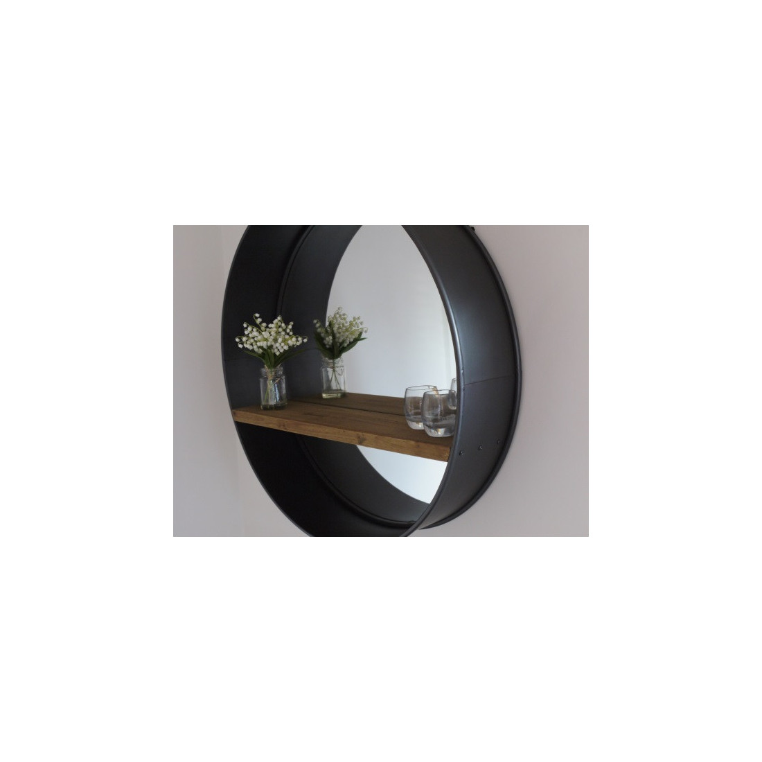 miroir rond industriel