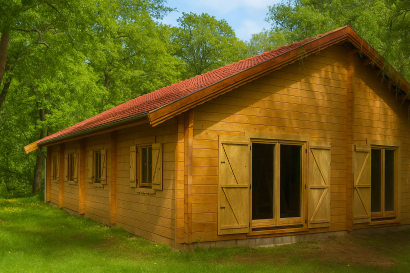chalet bois habitable pas cher