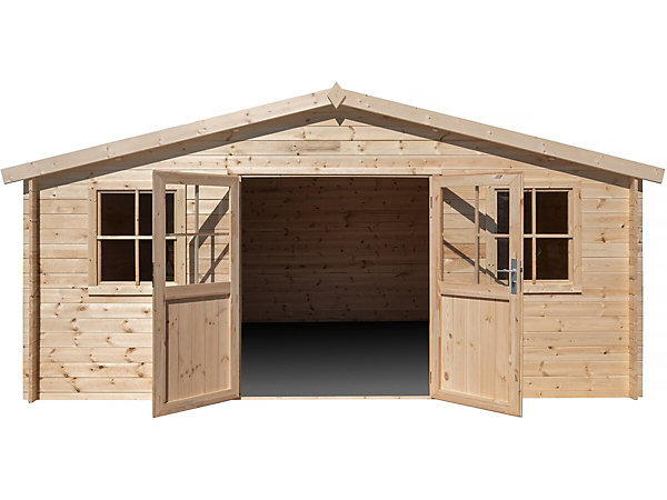 cabane bois 20m2