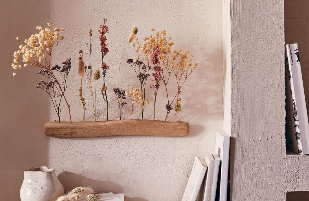 deco bois sur mur